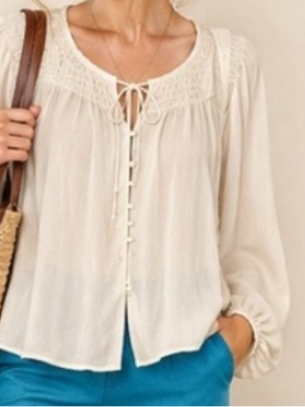 Vintage Mihang Polyester Blouse